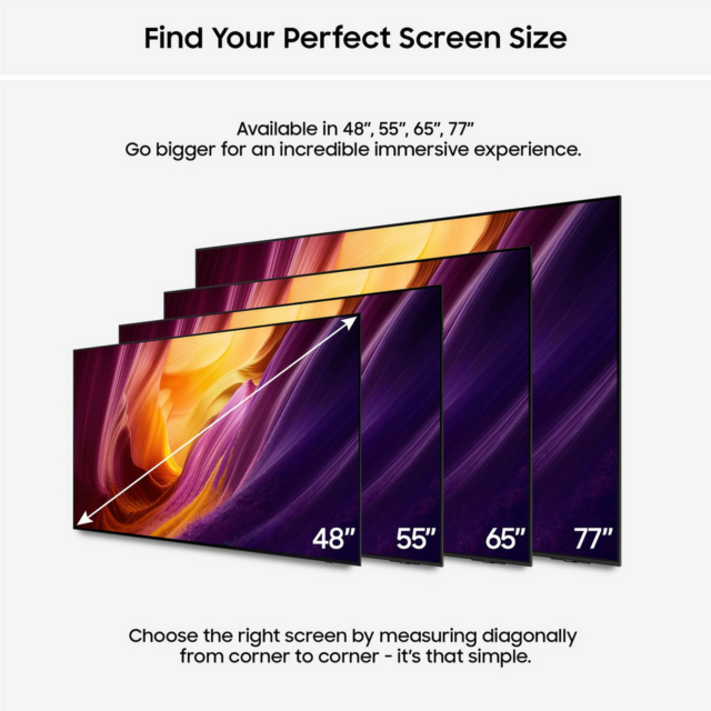 Samsung QE55S95HFTXXU 55inch OLED Smart TV with AI Processor