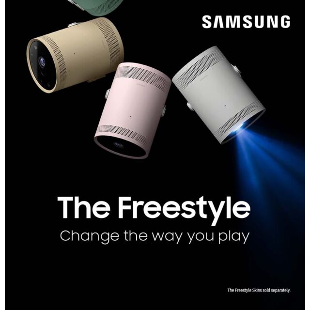 SAMSUNG SPLSP3BLAXXU The Freestyle Full HD HDR Smart TV LED Projector