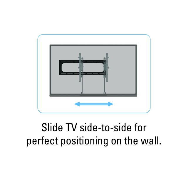 SANUS VLT6-B2 Tilting Premium TV Wall Mount For 46' – 90' Screens.