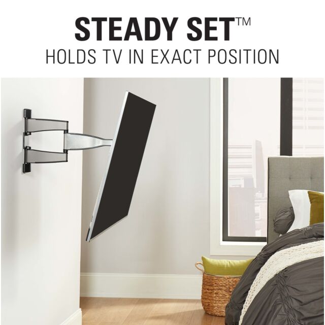 SANUS VMF720-S2 Full-Motion Premium TV Mount For 32” To 55” Screens 25Kg Silver