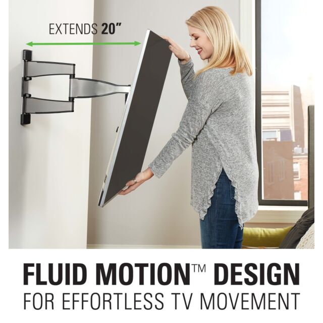 SANUS VMF720-S2 Full-Motion Premium TV Mount For 32” To 55” Screens 25Kg Silver