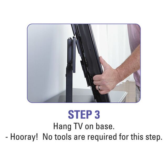 SANUS VTVS1-B2 Swivel TV Base for 32inch to 60inch