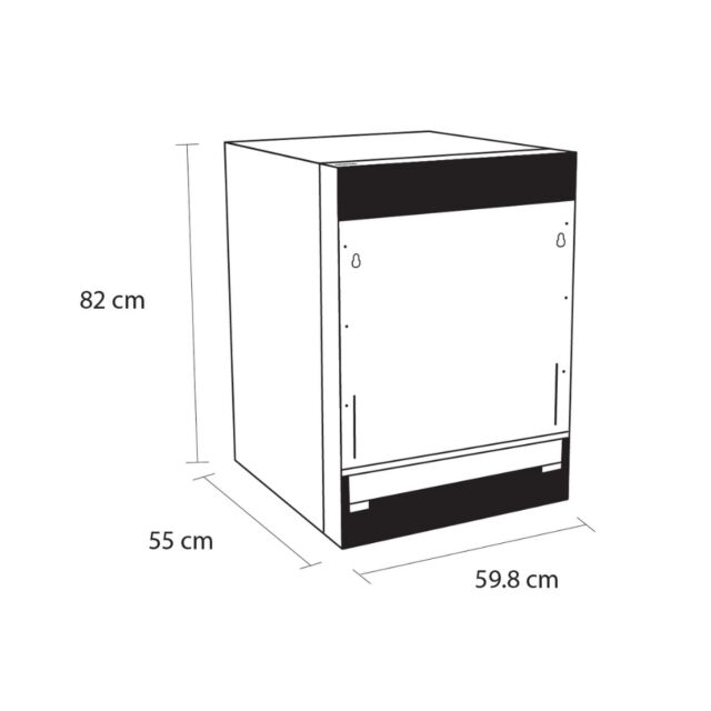 Sensis DWBI0213FSDWA 60cm 13 Place Fully Integrated Dishwasher