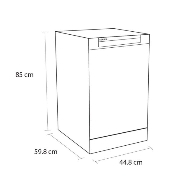 Sensis DWF0110SLEW Slimline Dishwasher