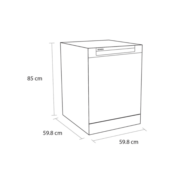 Sensis DWF0214FSDWA Dishwasher White 14 Place Settings