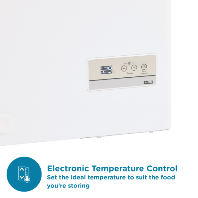 SENSIS RFCHT01F137EW 69.5cm Chest Freezer