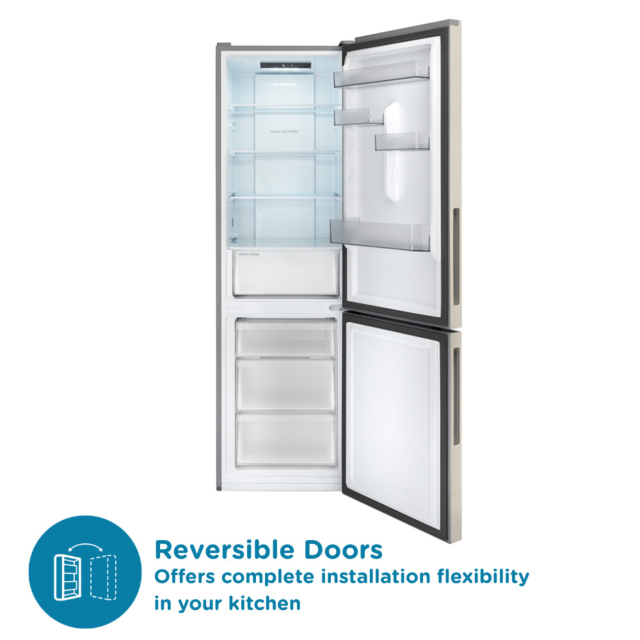 Sensis RFCMF0154ES 54cm No Frost Fridge Freezer Silver