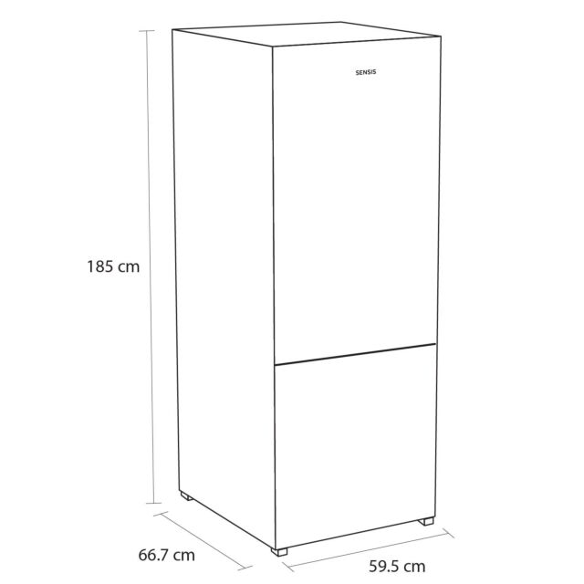 Sensis RFCMF0160EW Fridge Freezer 60cm Wide