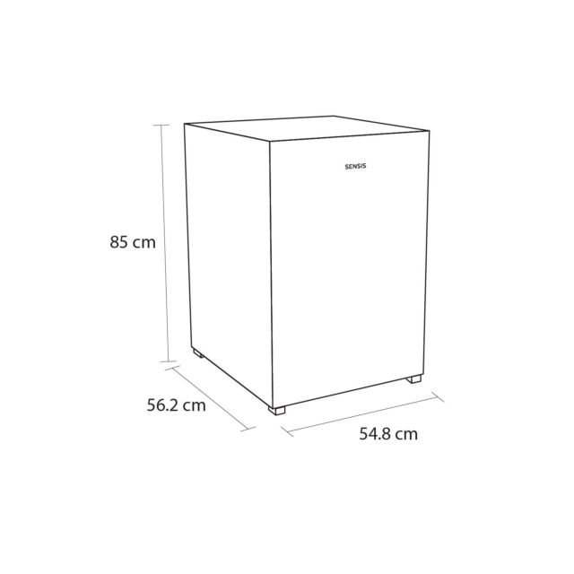 SENSIS RFUCF01F54EW Undercounter Fridge With Ice Box