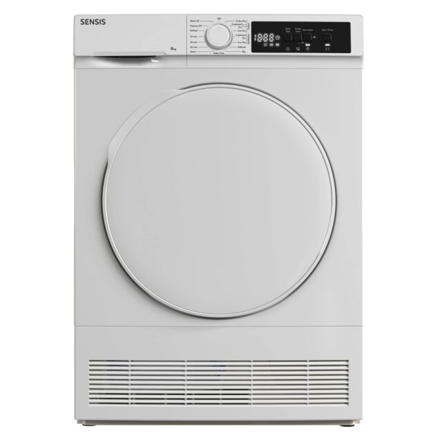 SENSIS TDCF018BW 8kg Tumble Dryer