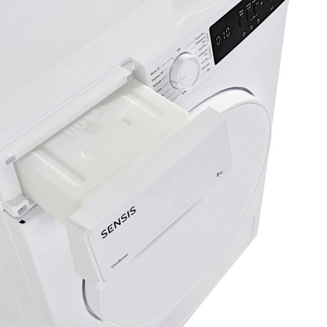 SENSIS TDCF018BW 8kg Tumble Dryer