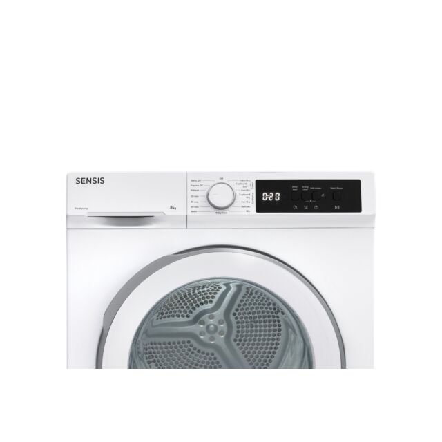 Sensis TDHF018A2W 8kg Heat Pump Tumble Dryer