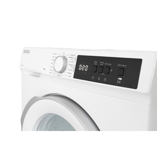 Sensis TDHF018A2W 8kg Heat Pump Tumble Dryer