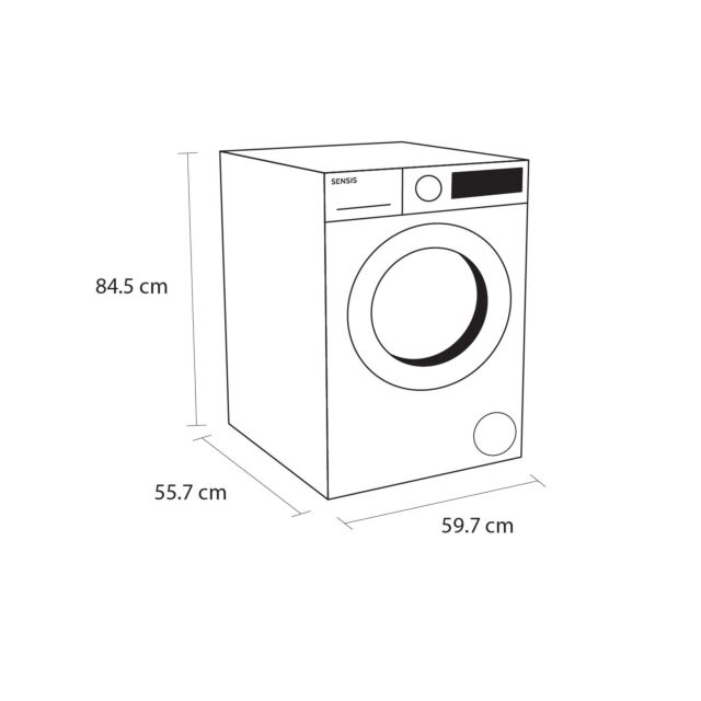 Sensis WMF01814AW 8kg Washing Machine