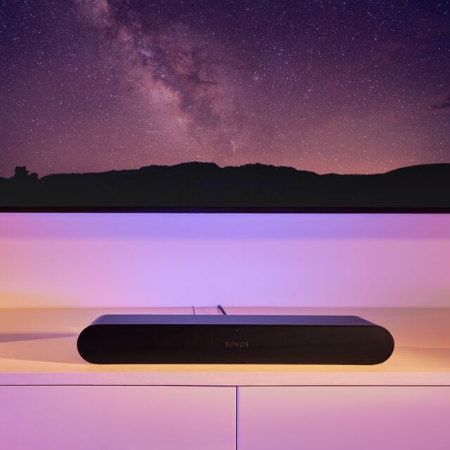 SONOS RAY Soundbar In Black