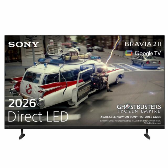 Sony K65S25M2PB BRAVIA 2 II 65 Inch 4K HDR LED Google TV Black