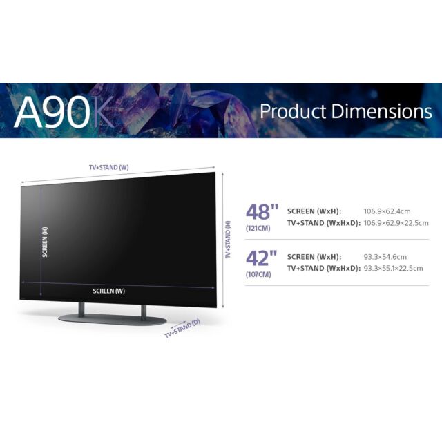 SONY XR48A90KU 48' OLED 4K Television