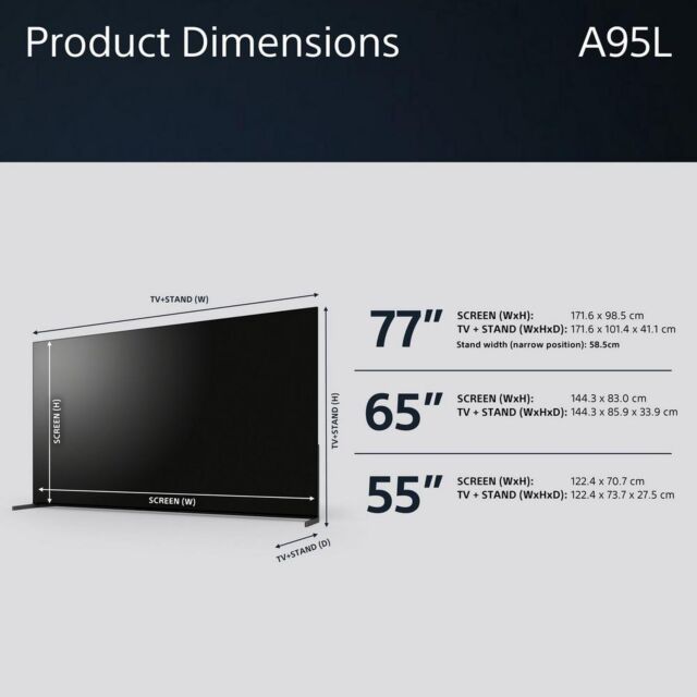 SONY XR77A95LPU 77inch OLED Google Television