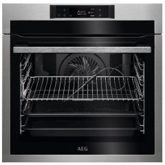 AEG BPE742380M Built In Electric Single Oven - Anti-Fingerprint Stainless Steel